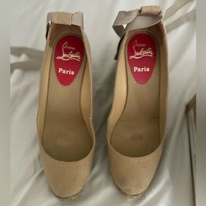 Christian louboutin wedges
